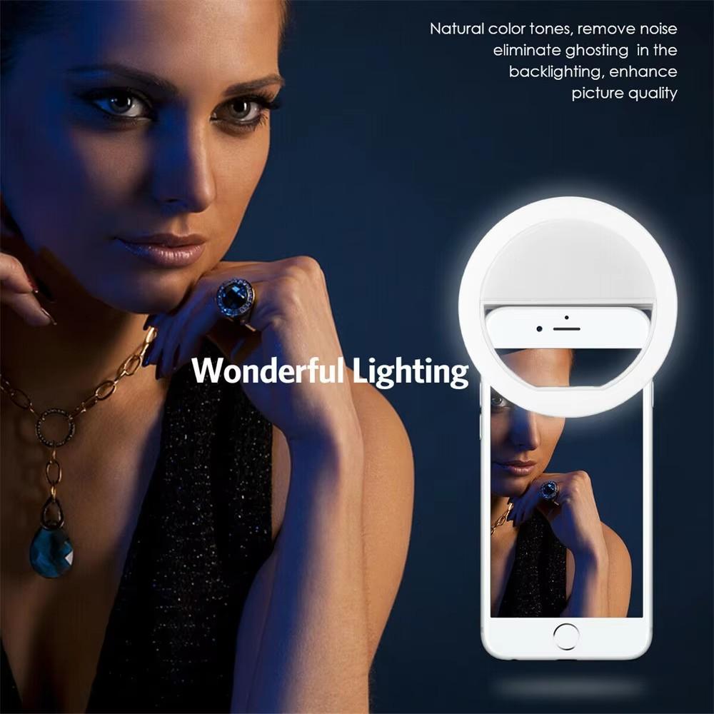 Clip On Selfie Ring Light Rech - đánh giá và giá Photography Lighting Description