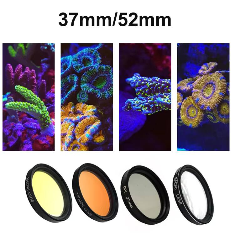 37mm 52mm 6 In1/4in1/for Blue  - đánh giá và giá Photography Mobile Lighting