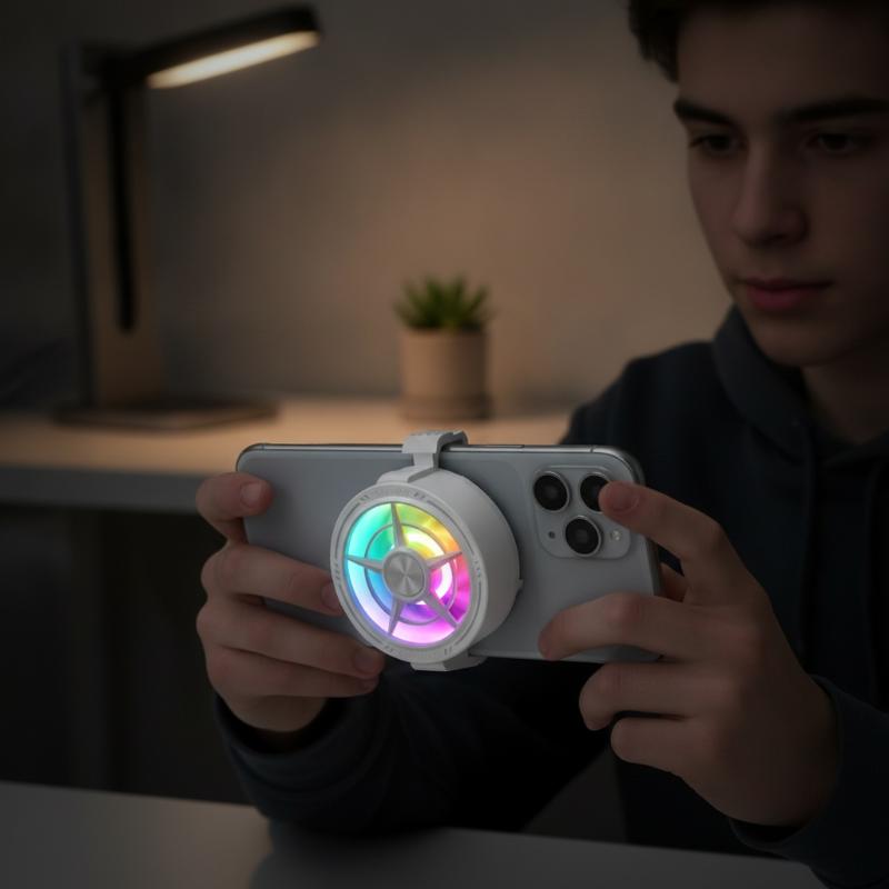 Clip On Phone Cooler Fan Low N - đánh giá và giá Photography Lighting Game