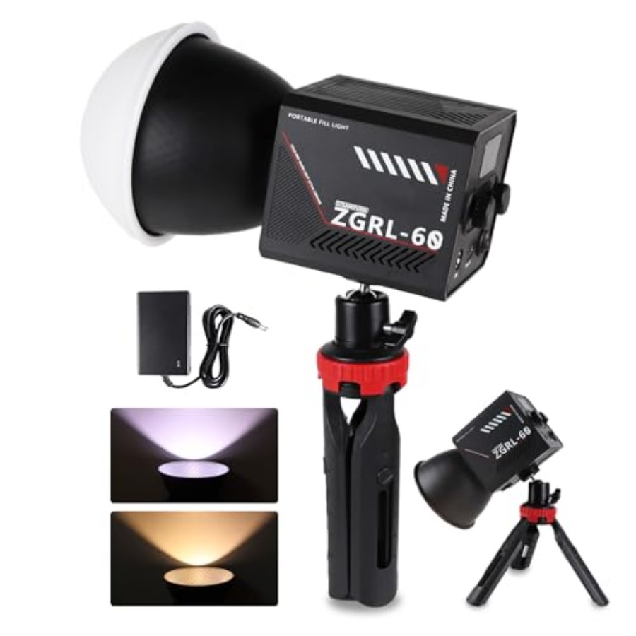 60W COB LED Video Light Handhe - đánh giá và giá Photography Lighting Handheld