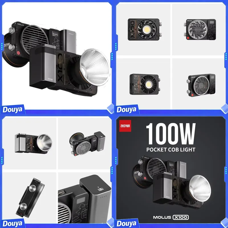 ZHIYUN Molus X100 100W COB LED - đánh giá và giá Photography Lighting Handheld