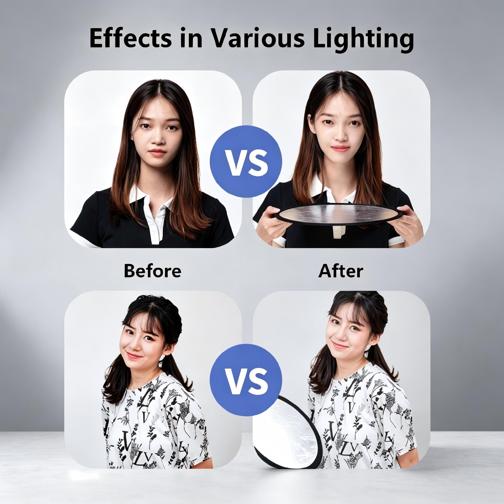 Photography Reflector 2 In 1 L - đánh giá và giá Photography Lighting Kit Portable